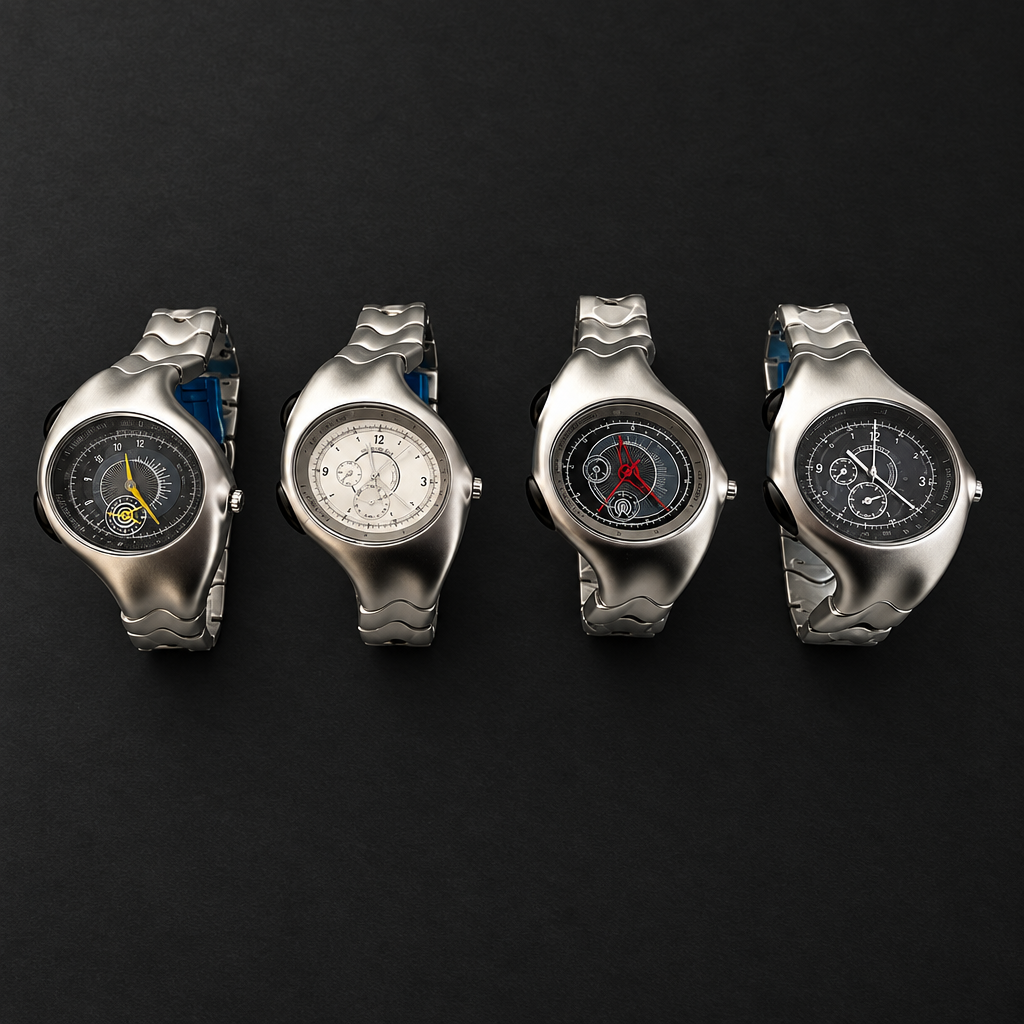 UNERU WATCH 4色の集合写真